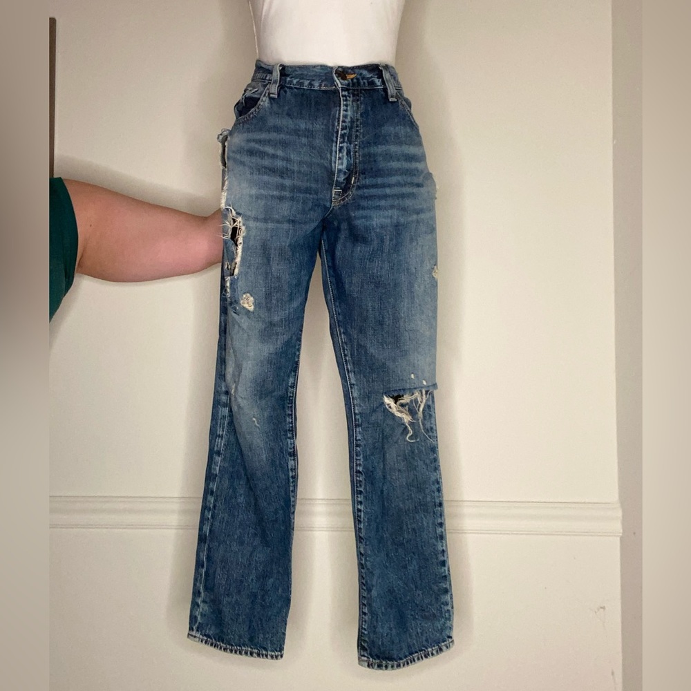 Denim & Supply Ralph Lauren Distressed Boyfriend Jean